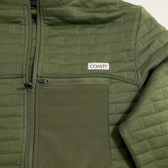 NWT Coast Men's The Foresail Jacket Multiple Pockets Olive Green Size Small - Picture 5 of 9